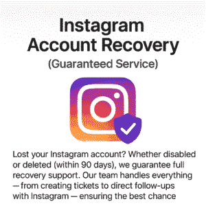 Instagram Account Recovery (Deleted + Disabled)